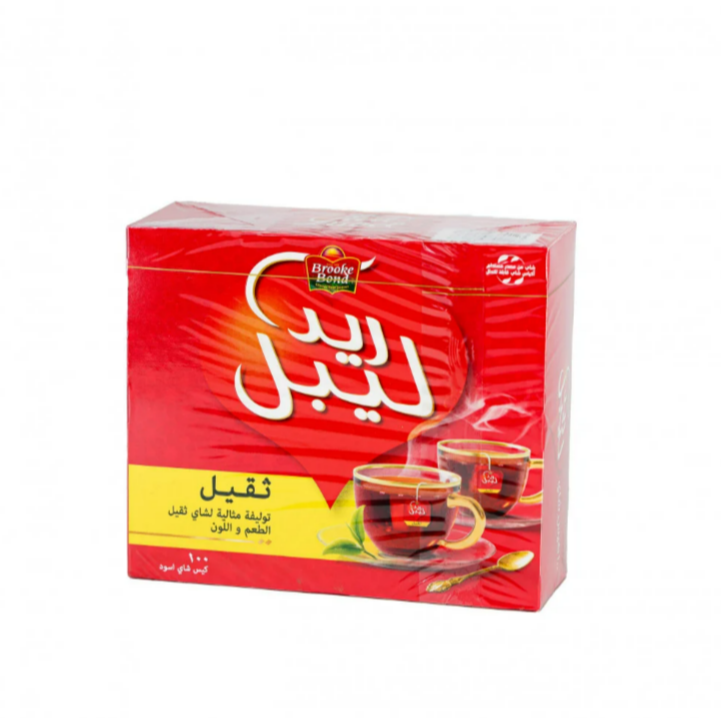 شاي ريد ليبل 100 ظرف | أسواق الجباره