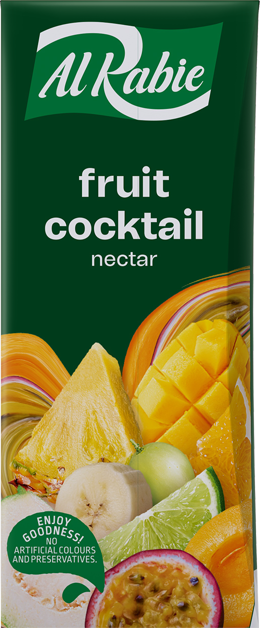 Al Rabie Cocktail Fruit Nectar 185 ML (18 bottles)