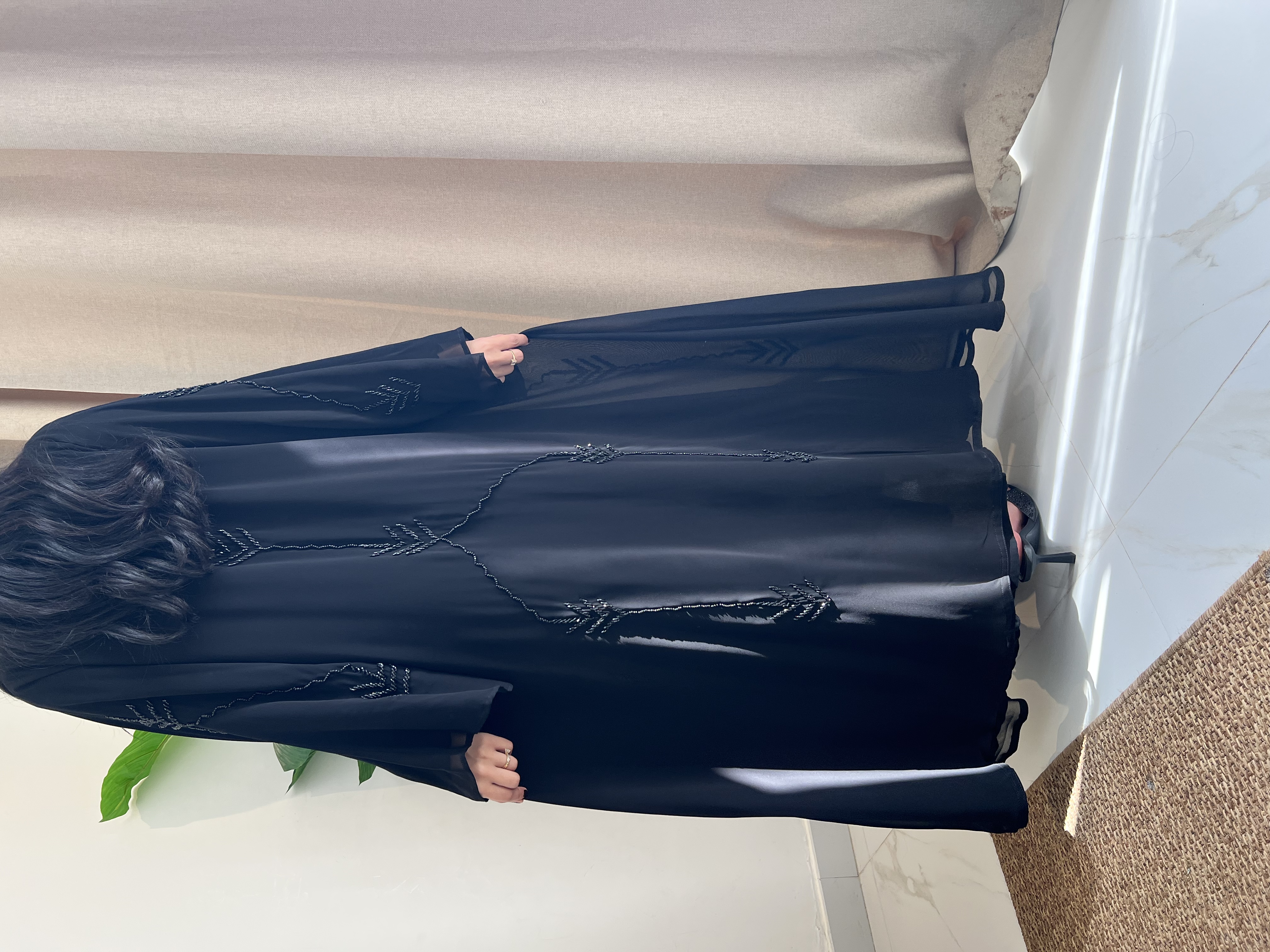  عباية شيفون كلوش
