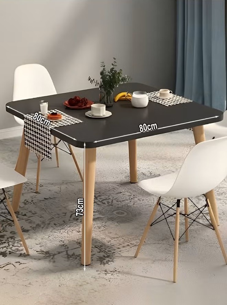 طاولة طعام مستطيلة بتصميم هندسي