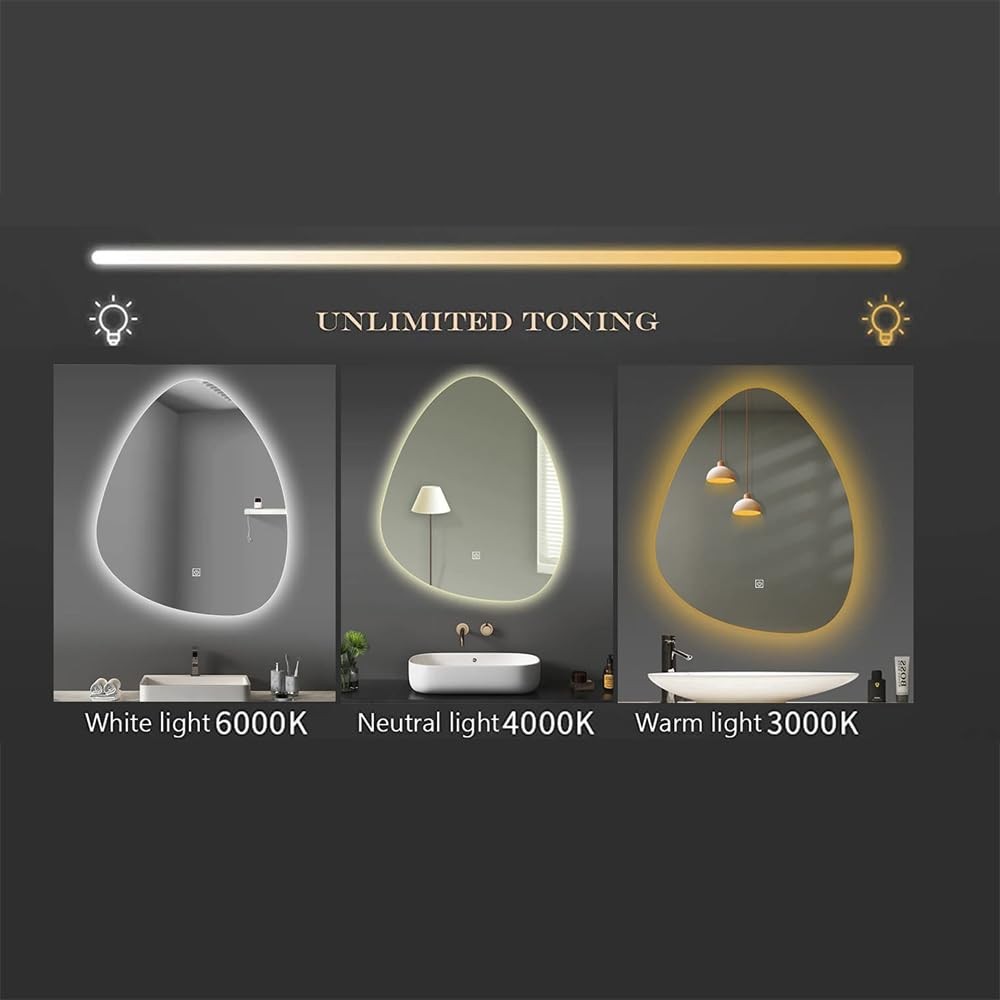 مرآة تسريحة بإضاءة ليد (Vanity mirror with LED light)