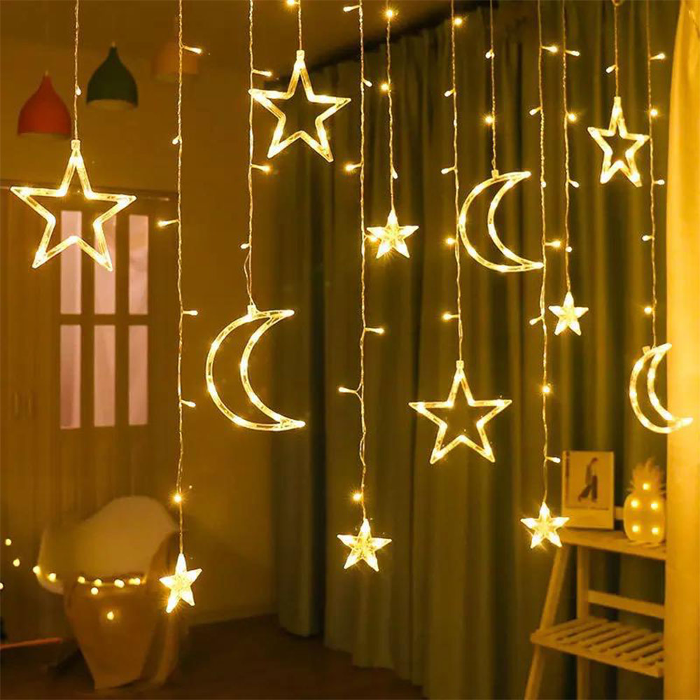 حبل مصابيح زينه LED - مصابيح ليد - افاق هومز