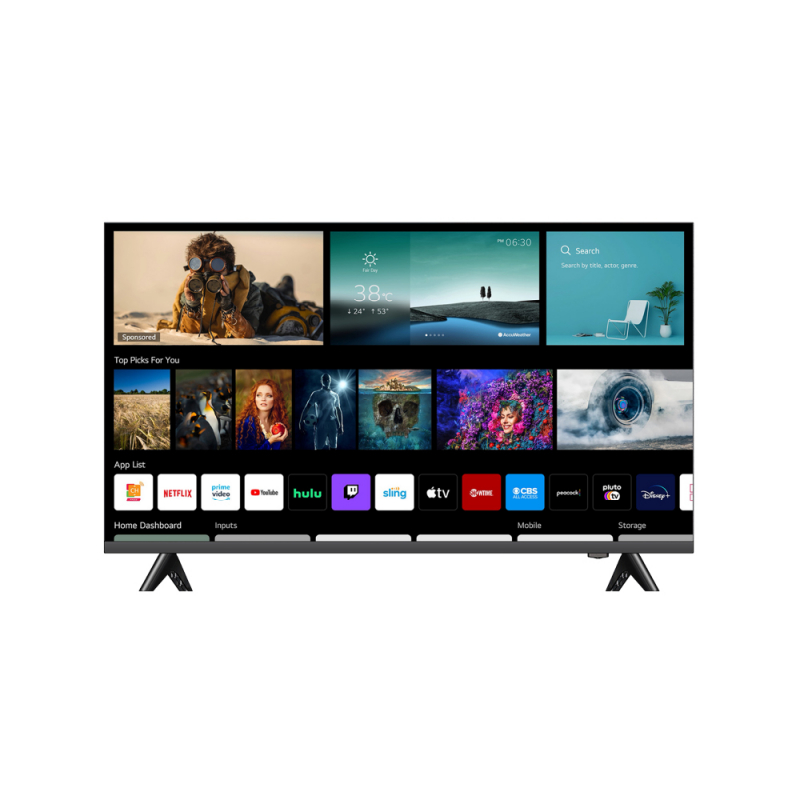  شاشة امبكس 65 بوصة LED سمارت WebOS بدقة 4K UHD - واي فاي 