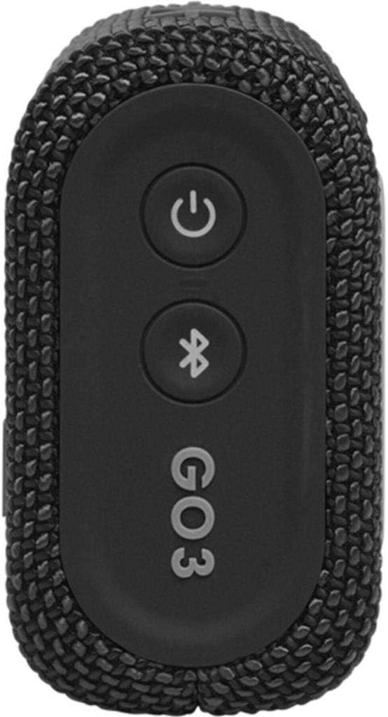  مكبر صوت محمول يعمل بتقنية بلوتوث جو 3 GO من GBL جي بي ال - لون اسود - موديل JBLG03BLK 
