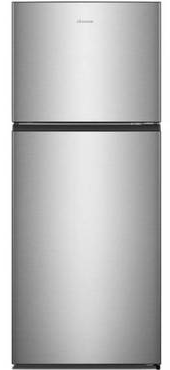  Hisense Double Door Refrigerator 13.2 Cu.Ft – 375L – Top Freezer – Inverter – Silver – Model RT48W2NOI 