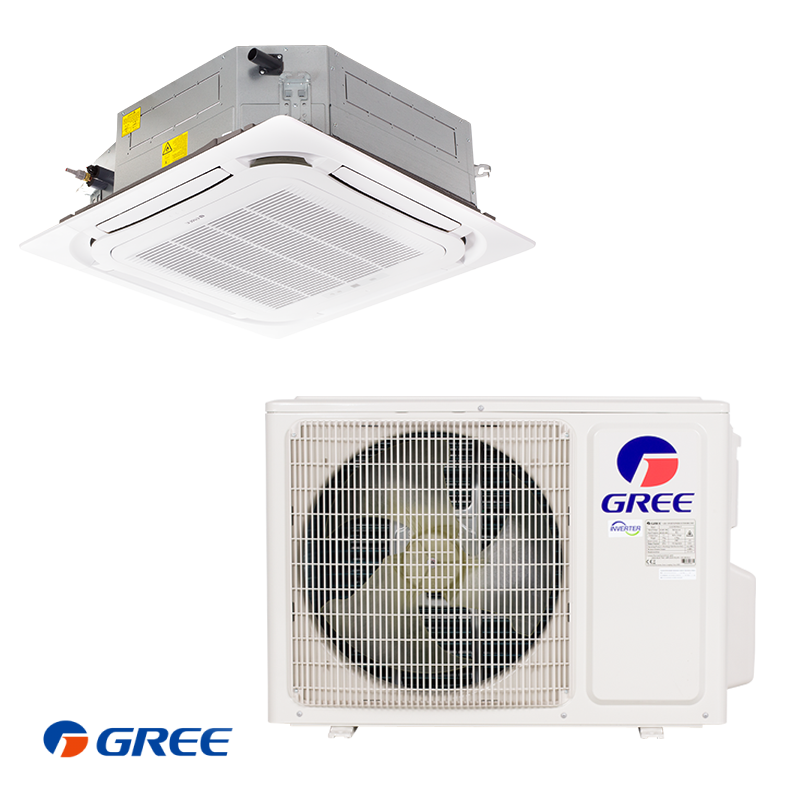  مكيف جري كاسيت 2 طن حار / بارد قدرة التبريد 22300 وحدة - انفرتر - الطاقة C - موديل GKH24ECXF-S6DTF4B/I / GFH24ACXF-S6DTE3B/O 