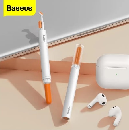  بيسوس - أداة تنظيف الأجهزة الذكية - أبيض 
