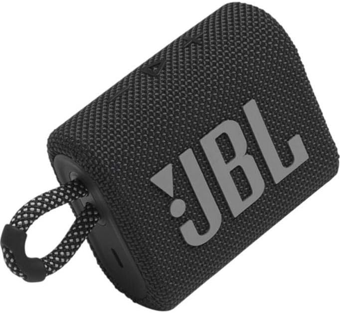  مكبر صوت محمول يعمل بتقنية بلوتوث جو 3 GO من GBL جي بي ال - لون اسود - موديل JBLG03BLK 