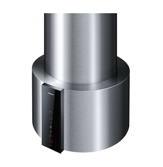  ROBAM Island Kitchen Hood – Model 9100, Modern Cylindrical Design, 1140 m³/h Suction Power 