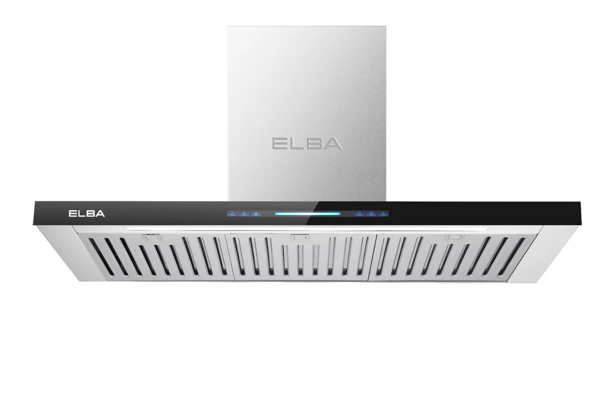  البا شفاط جداري حرف تي - 90 سم قوة شفط 1200 م³/ساعة - موديل ELBA T90-STEEL 1200 