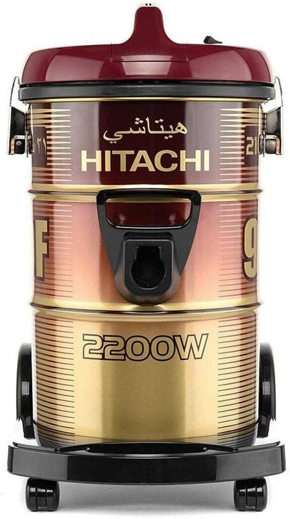  هيتاشي مكنسة برميل 21 لتر - 2200 واط - أحمر - CV-960FWR 