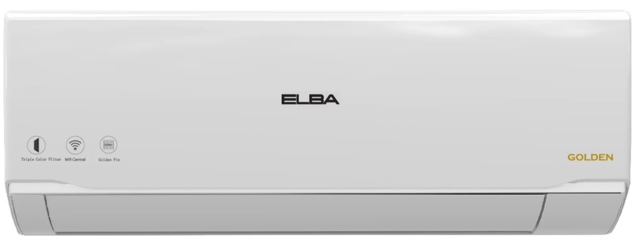  البا مكيف سبليت 22000 وحدة - حار وبارد - واي فاي - ريش ذهبية - ELBA-24HRB24  