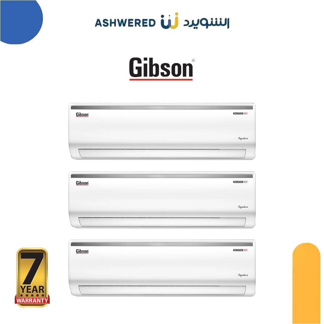  بكج مكيفات جيبسون مكيف سبليت 18100 وحدة - 1.5 طن - بارد فقط - إنفرتر - موديل P-GS18CVIA02 