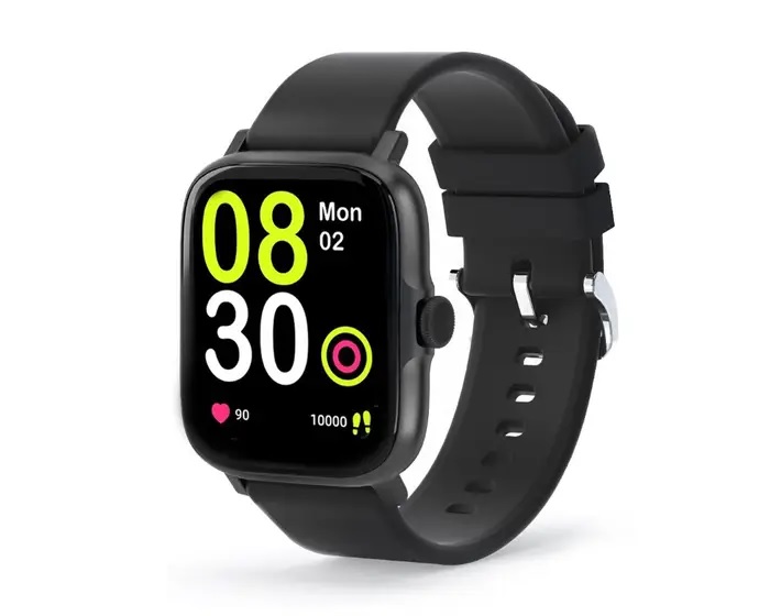  ساعة يد ذكية من أوكيه مع ميزة الإتصال - أسود - موديل SW-1P BLACK 
