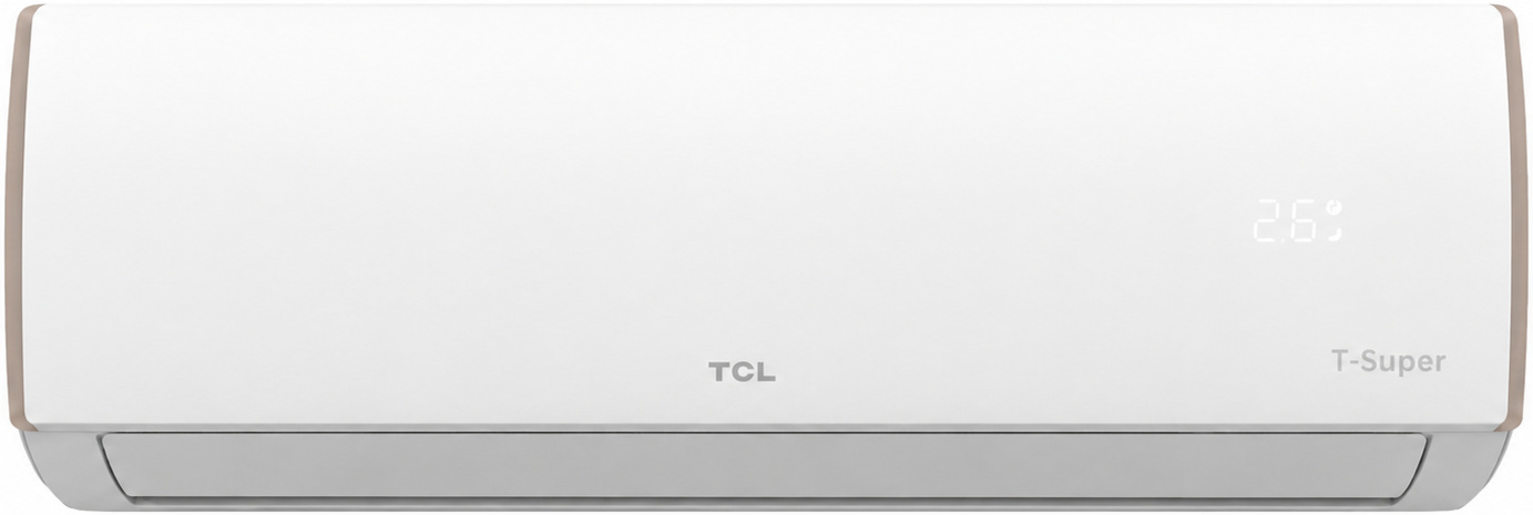  تي سي ال مكيف سبليت 22000 وحدة بريش ذهبية - بارد - أبيض - موديل TAC-24CU/TSS1 