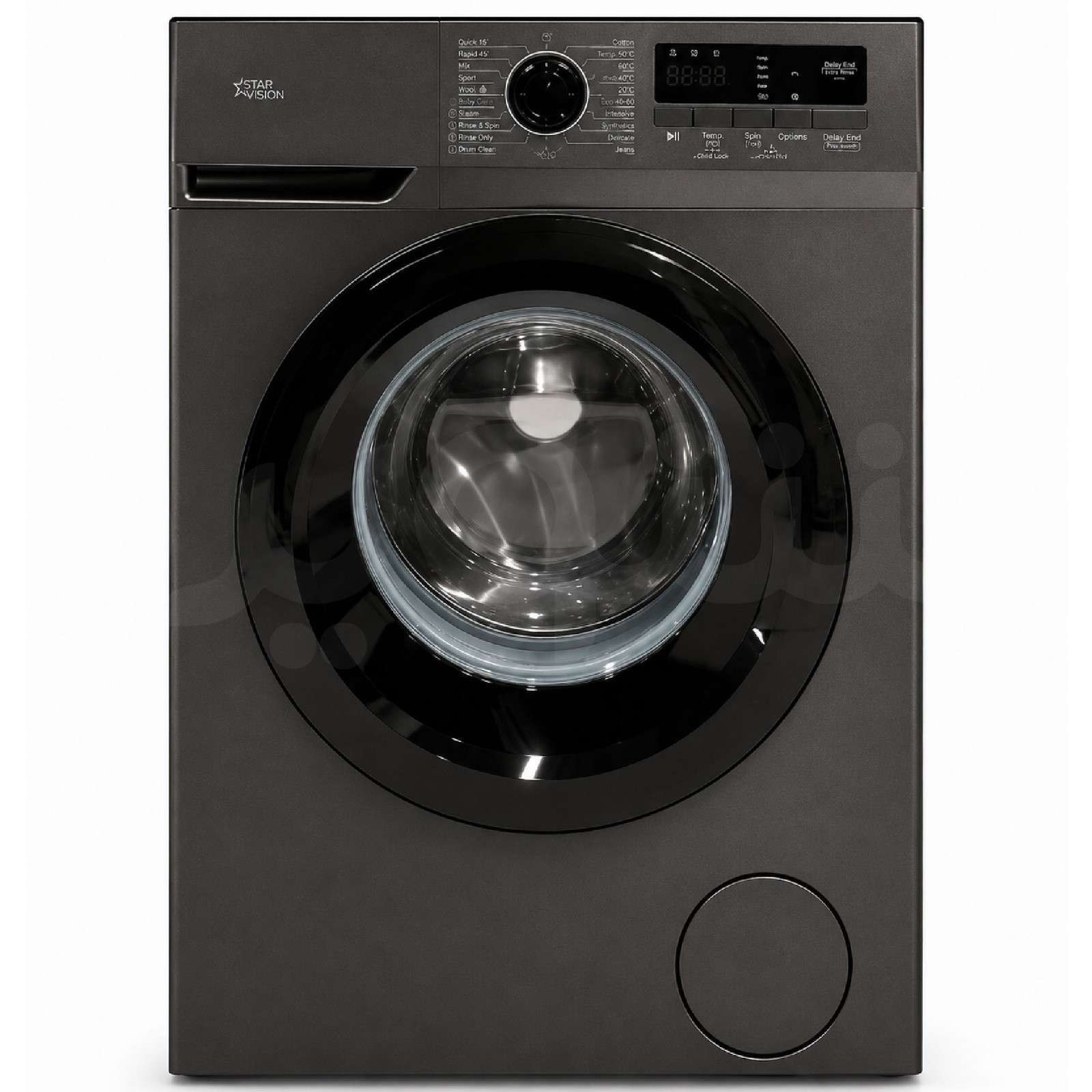  Star Vision Front Load Washing Machine 10.5 Kg – Silver – Model SVWM11F 