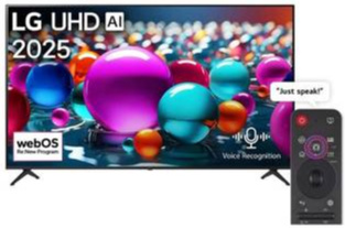  شاشة ال جي 86 بوصة UHD - تدعم الذكاء الاصطناعي AI - نظام التشغيل ويب - المعالج A7 الجيل الثامن - HDR10 Rro - تدعم الالعاب - نظام الصوت محيطي - موديل 86UA85006LA 