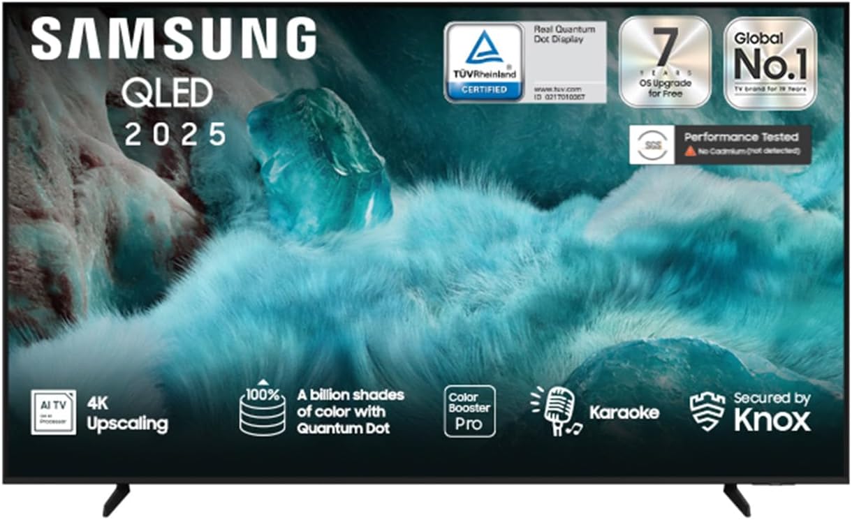  شاشة سامسونج 65 بوصة QLED سمارت بنظام Tizen فوركي 