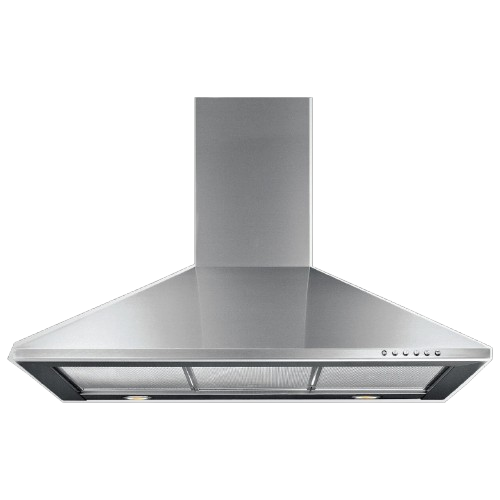  Elba Wall-Mounted Italian Pyramid Cooker Hood 90cm – Stainless Steel – 1000 Platinum Power – Model AS PLATINUM 90-1000. 