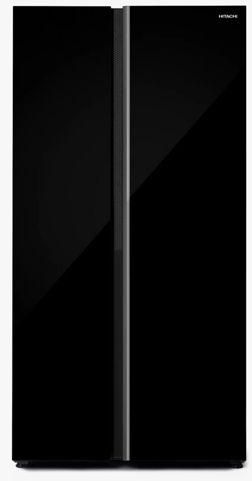  Hitachi Side by Side Refrigerator 23.2 Cu. Ft Black Glass – Model HRSN9713ESGBKSA 