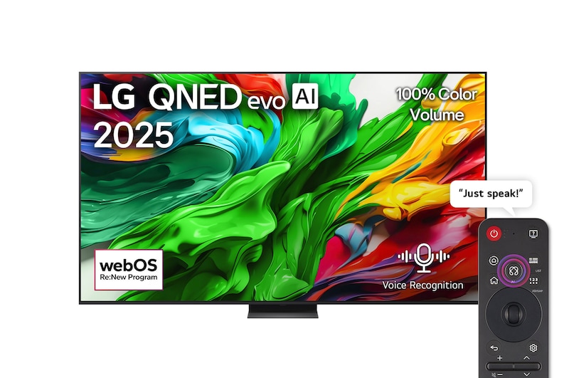  شاشة ال جي 100 بوصة - بعرض QNED - سمارت - نظام ويب -  معالج ايه 8 α8 AI Processor 4K Gen2  - معدل التحديث 144 هرتز  - مودبل 100QNED86A6A 