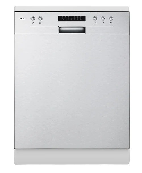  البا غسالة صحون 6 برامج – 12 مكان – فضي – موديل ELBA 9444 STEEL-1 