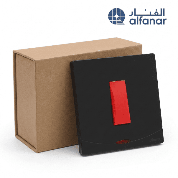 مفتاح مكيف سدرا أسود  - الفنار