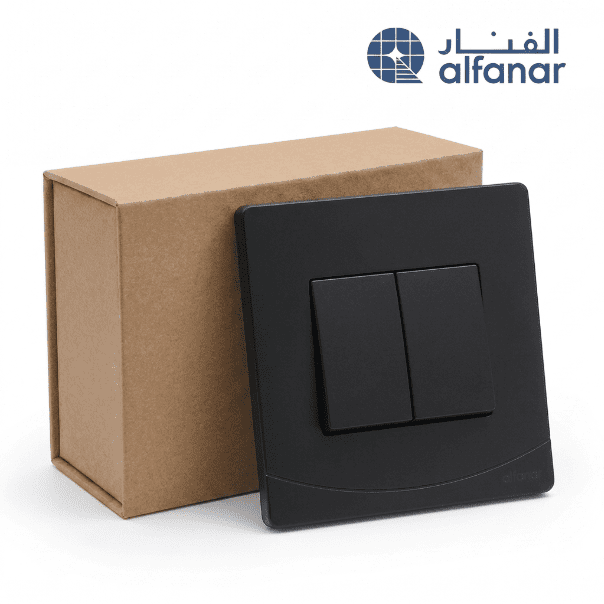 مفتاح ثنائي سدرا أسود - الفنار