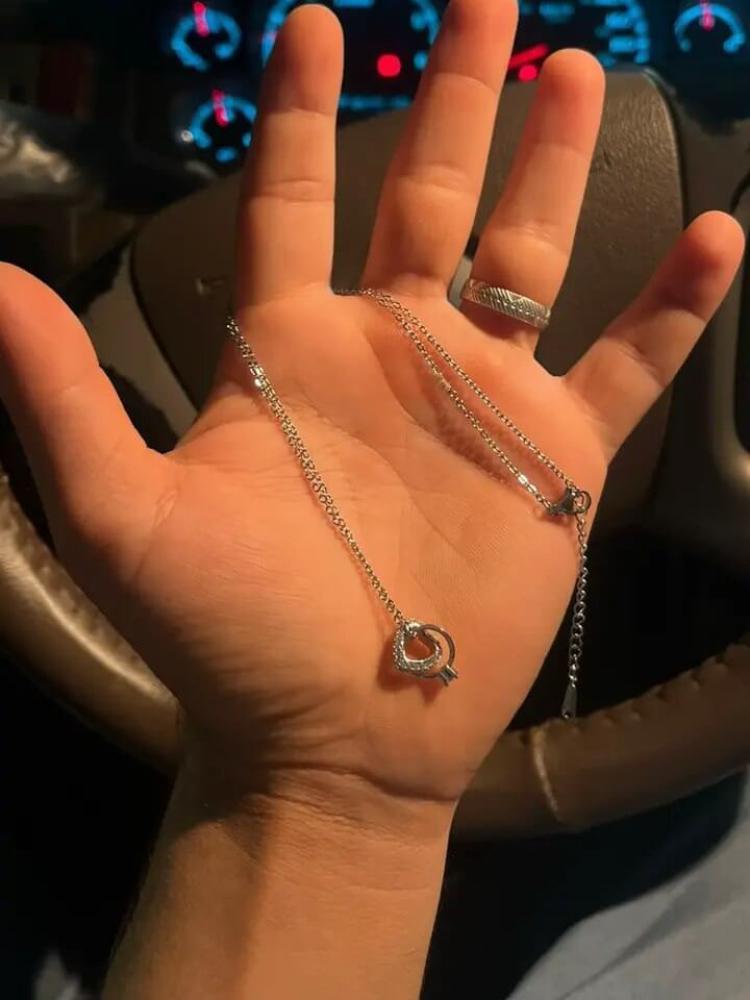  قلادة وخاتم القلب 