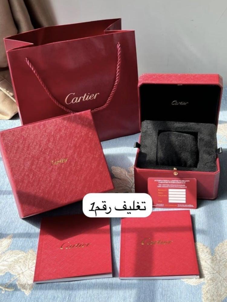  ساعة كارتير بانثر فضي هاي كواليتي  