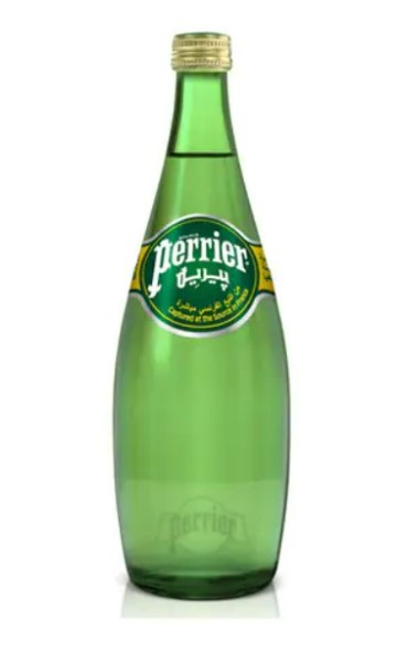 SPARKLING WATER GLASS BOTTLE (750ML) 