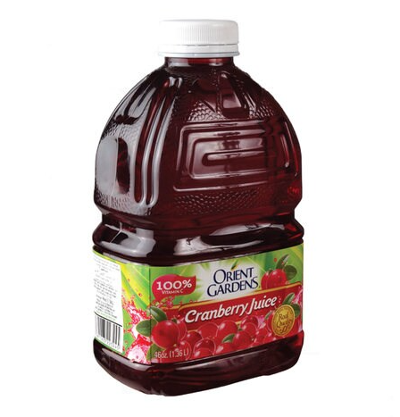 CRANBERRY JUICE 