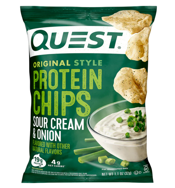 ONION & SOUR CREAM PROTEIN CHIPS 