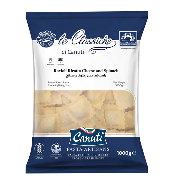 RICOTTA & SPINACH RAVIOLI 