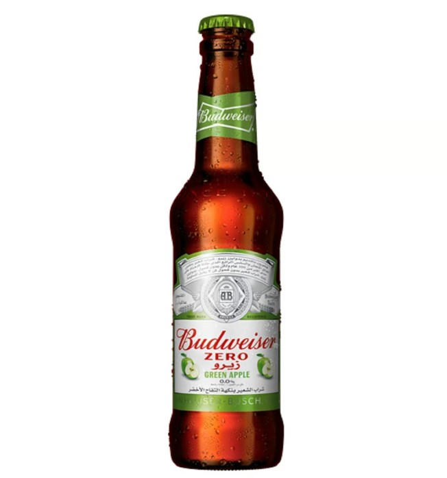 GREEN APPLE MALT BEER (GLASS BOTTLE) 