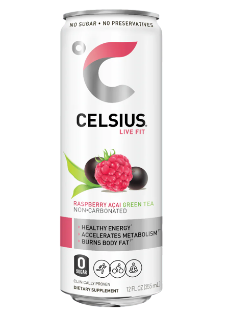 ENERGY, METABOLISM & BURNING FAT RASPBERRY ACAI GREEN TEA 