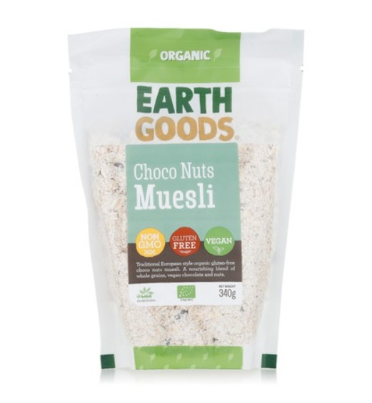 ORGANIC CHOCOLATE NUTS MUESLI 