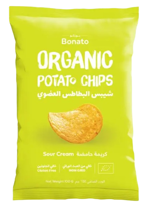 ORGANIC SOUR CREAM POTATO CHIPS 