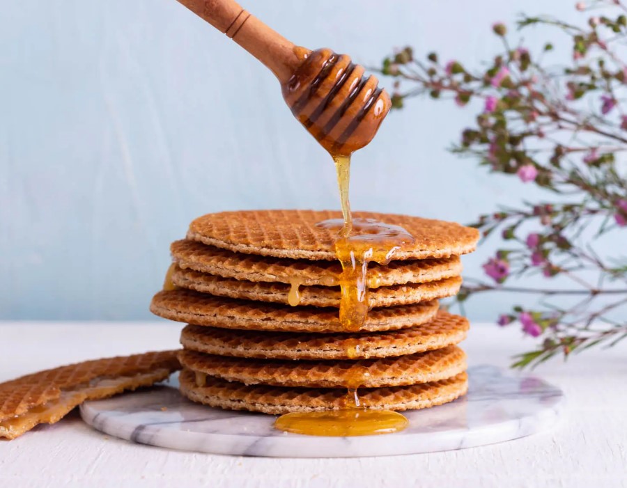 وافل العسل (ثمانية قطع) 
