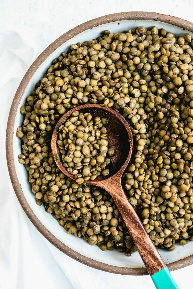 عدس اخضر عضوي 