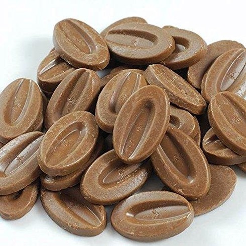 قطع شوكولاته بالحليب (كراميل وزبدة مملحة) 