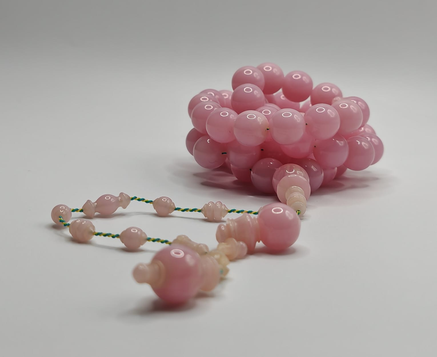 Luxury German Rod Bakelite Misbaha Round Shape 55 Beads 57g – Al Dhabi Workshop Craftsmanship