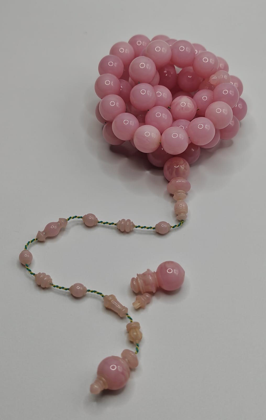 Luxury German Rod Bakelite Misbaha Round Shape 55 Beads 57g – Al Dhabi Workshop Craftsmanship
