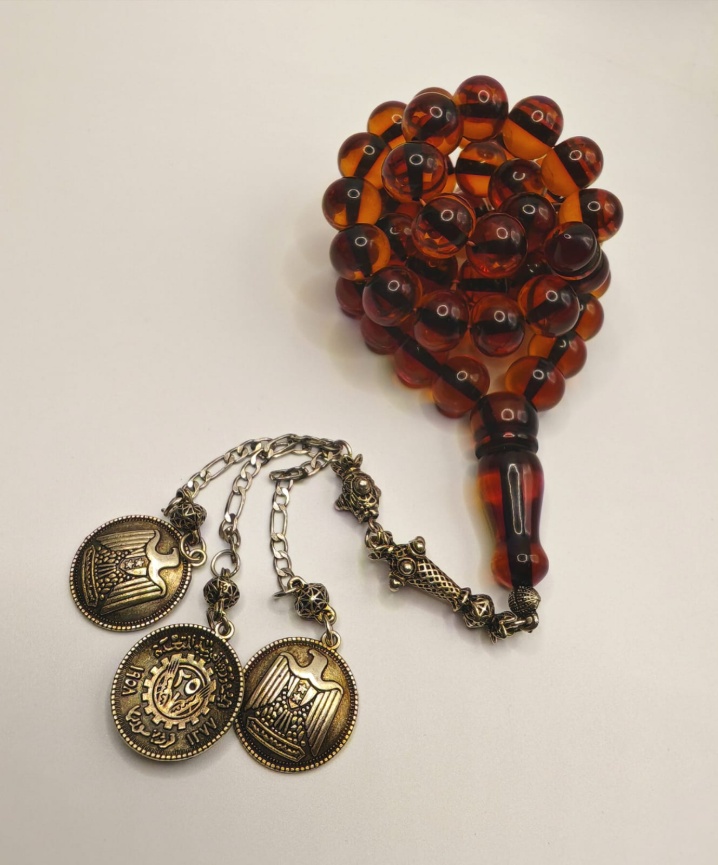 Luxury Modern Cast Faturan Misbaha with Puffy Dhurwi Beads