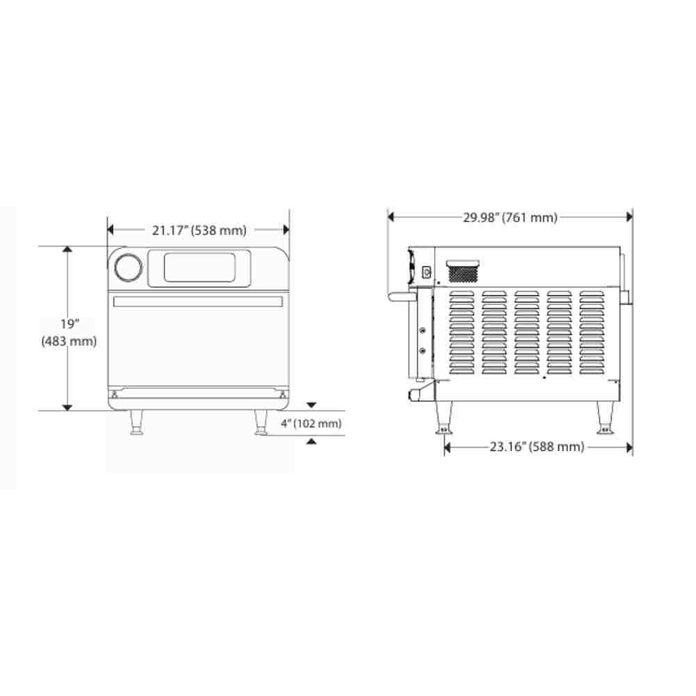 فرن تربوشيف بلت للطبخ السريع – TurboChef Bullet Rapid Cook Oven