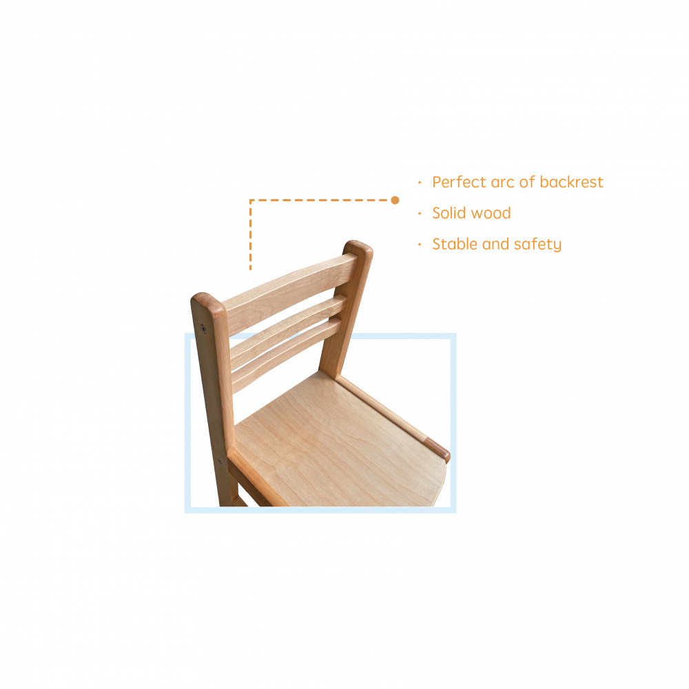 الكرسي الخشبي - ارتفاع 36