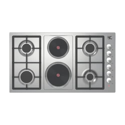 سطح 4 غاز + 2 كهرباء بلت ان سي 90 سم NC FQ90V42AED