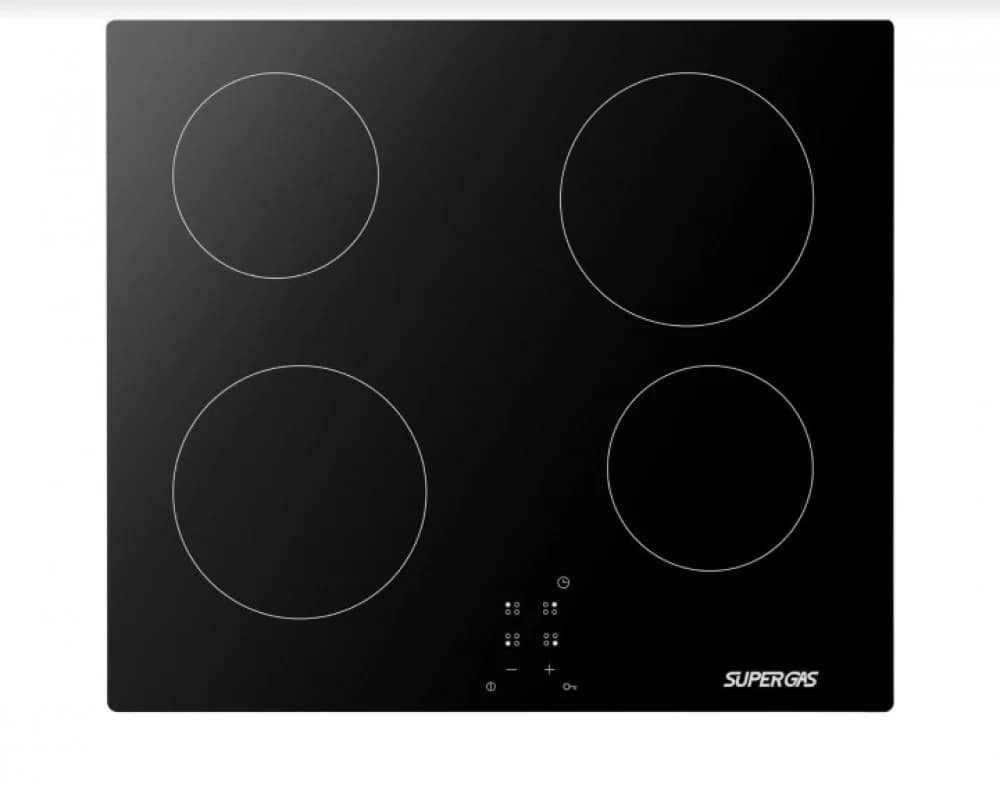 سطح كهربائي سوبر غاز 4 عين سراميك لمس SG602IT/H