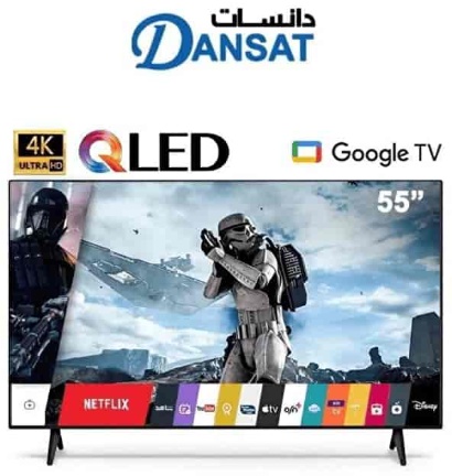 شاشه دانسات 55 بوصة جوجل كيوليد DTD55BU4K