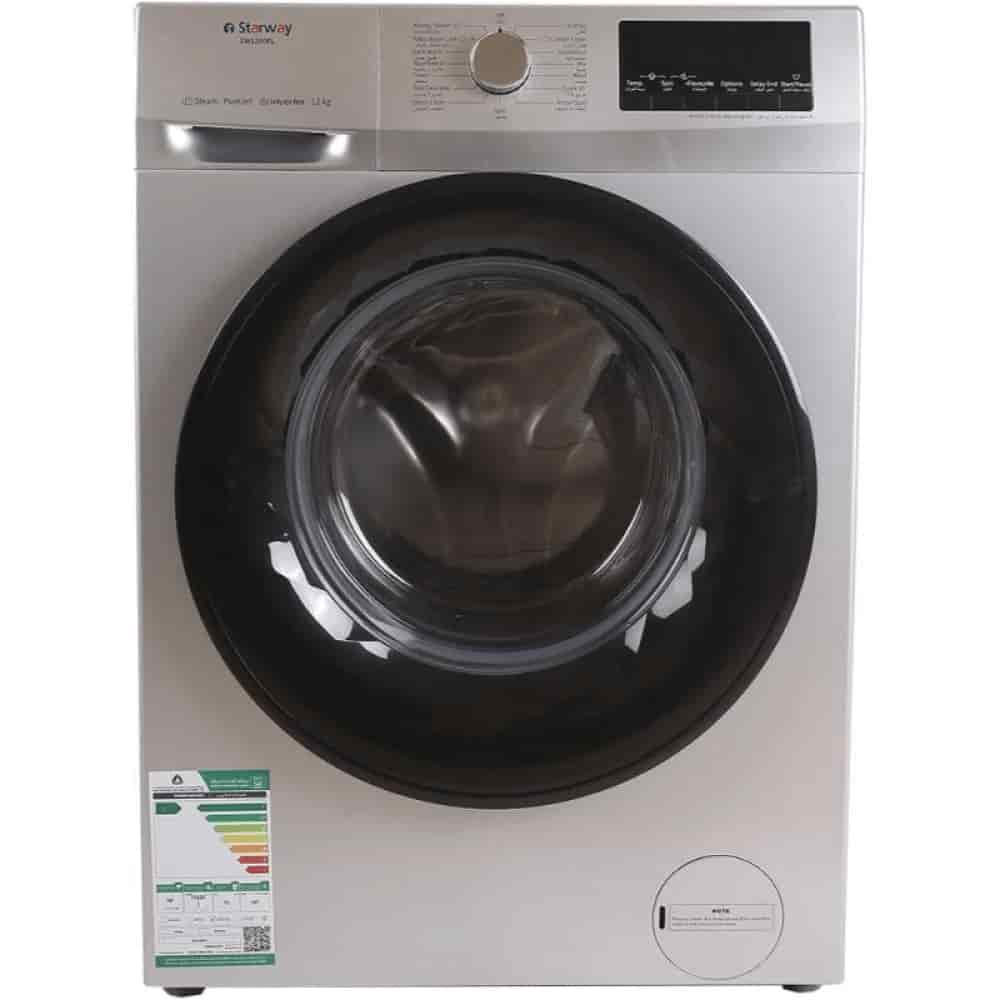 غساله ستارواي اتوماتيك 12 كيلو امامي سلفر SW-1200FL